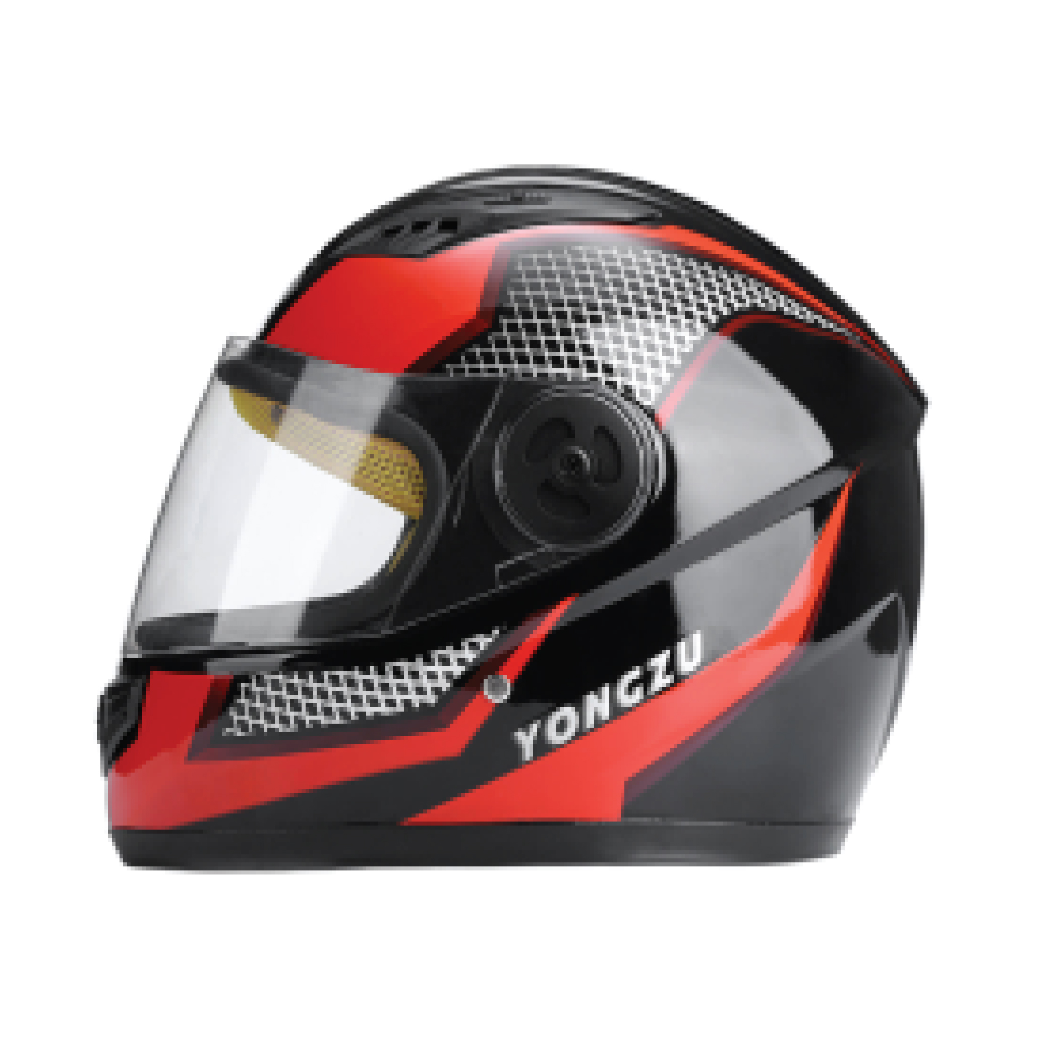 TVS Racing Helmet Matt Blue & Neon - Double Visor